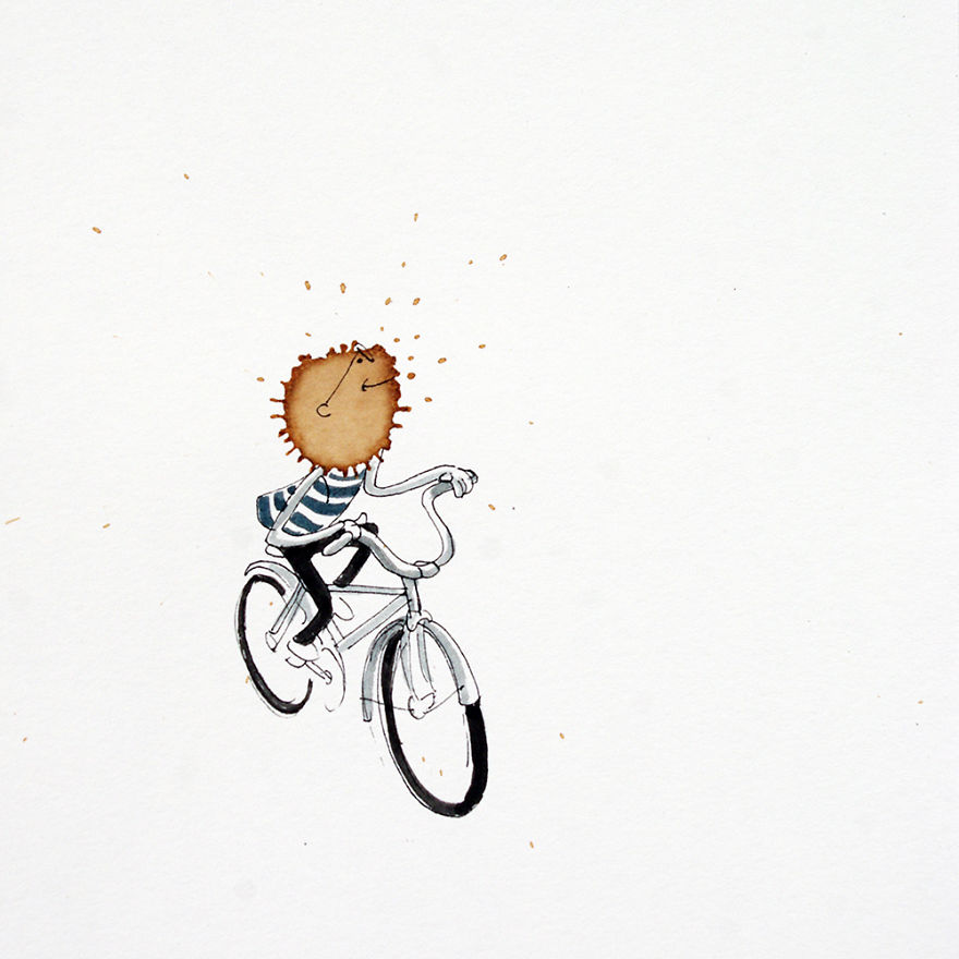 I Intentionally Spill Coffee On Paper And Look For Bicycle Stories In Them I Intentionally Spill Coffee On Paper And Look For Bicycle Stories In Them