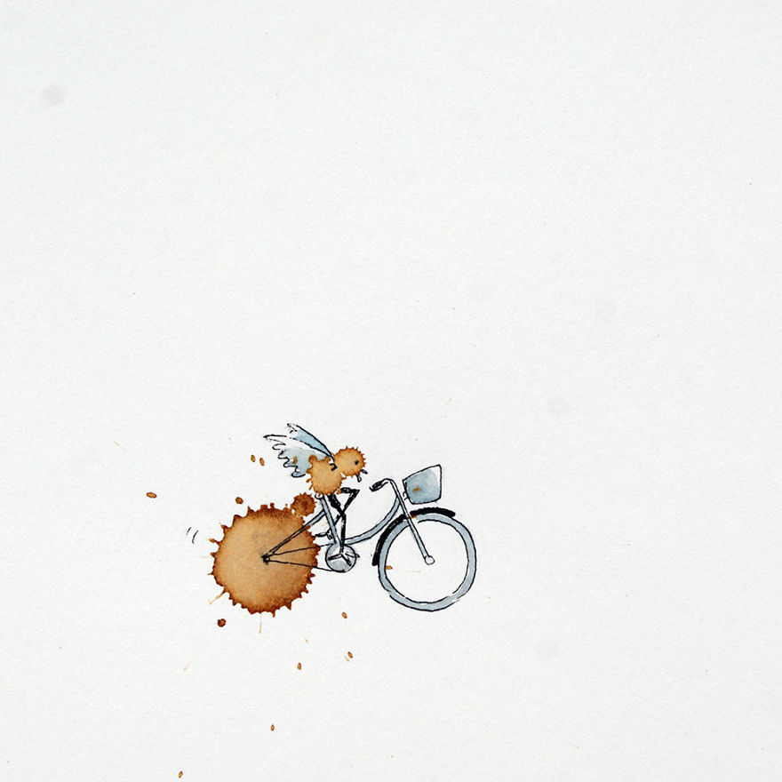 I Intentionally Spill Coffee On Paper And Look For Bicycle Stories In Them I Intentionally Spill Coffee On Paper And Look For Bicycle Stories In Them