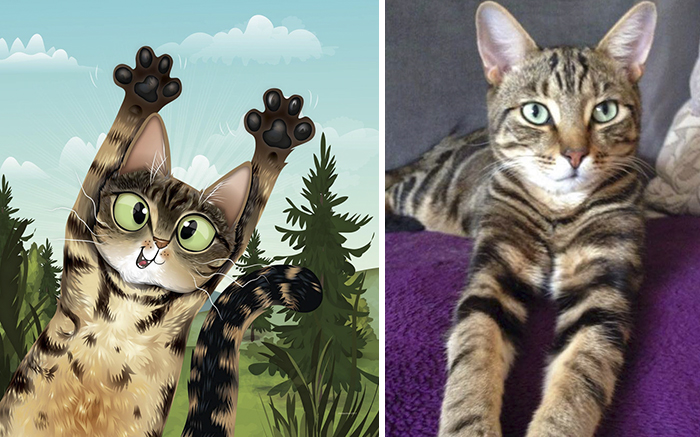 I Make Portraits Of People&#8217;s Pets Inspired By Their Personalities