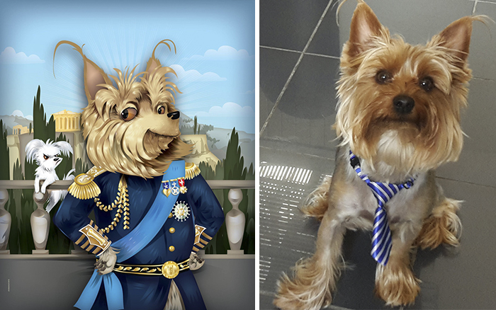 I Make Portraits Of People&#8217;s Pets Inspired By Their Personalities