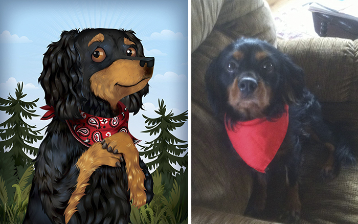 I Make Portraits Of People&#8217;s Pets Inspired By Their Personalities