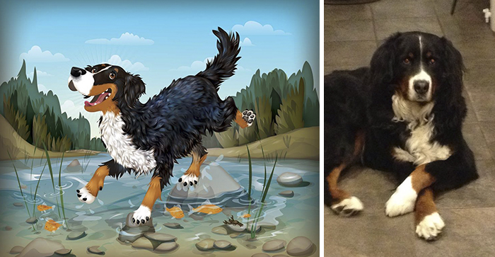 I Make Portraits Of People&#8217;s Pets Inspired By Their Personalities