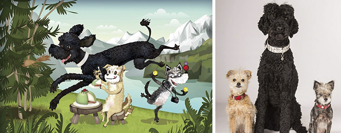 I Make Portraits Of People&#8217;s Pets Inspired By Their Personalities