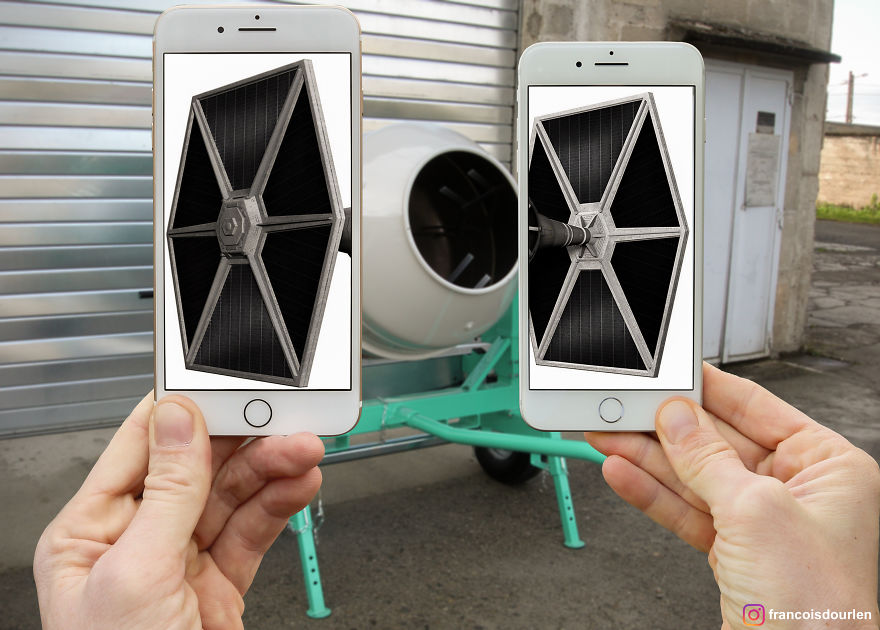 I Insert Star Wars Scenes Into Real Life Situations Using My Iphone