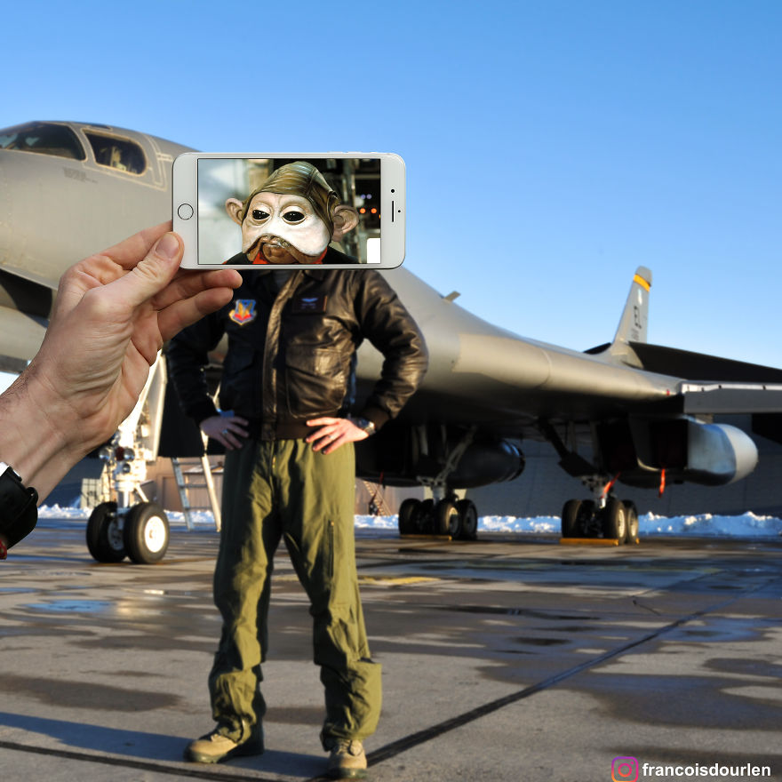 I Insert Star Wars Scenes Into Real Life Situations Using My Iphone