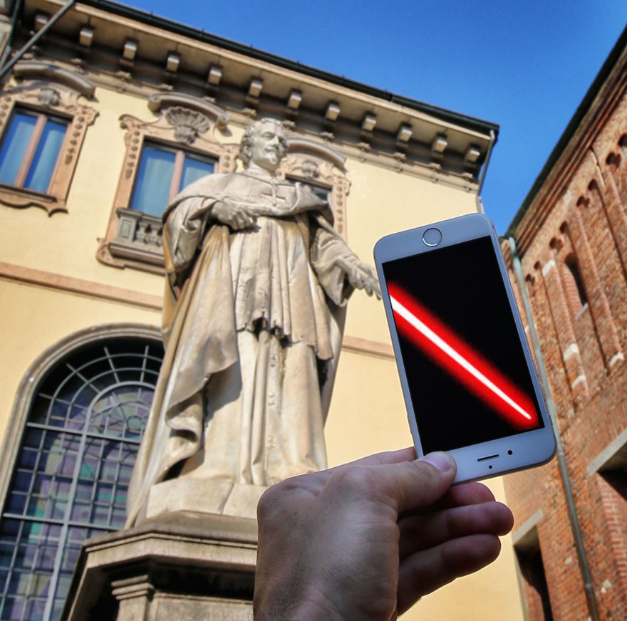 I Insert Star Wars Scenes Into Real Life Situations Using My Iphone