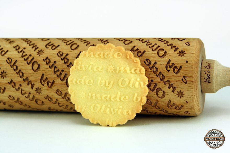 Engraved And Embossed Rolling Pins With Any Pattern Engraved And Embossed Rolling Pins With Any Pattern