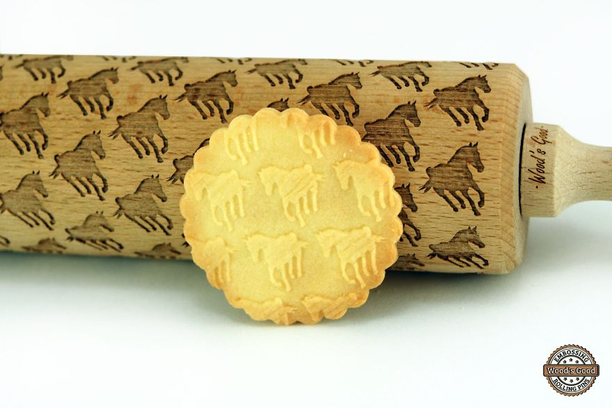 Engraved And Embossed Rolling Pins With Any Pattern Engraved And Embossed Rolling Pins With Any Pattern