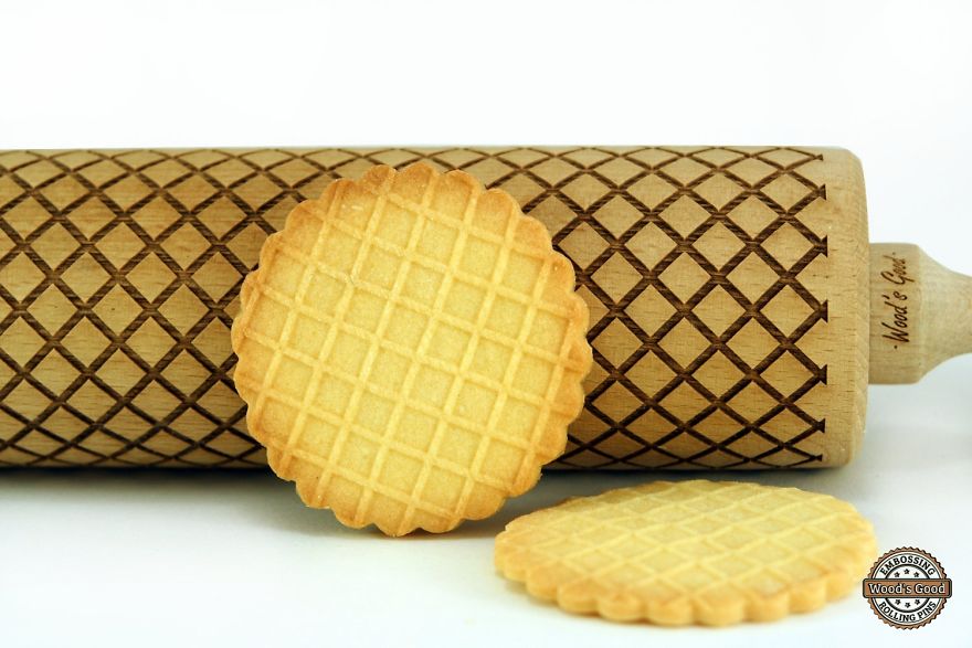 Engraved And Embossed Rolling Pins With Any Pattern Engraved And Embossed Rolling Pins With Any Pattern