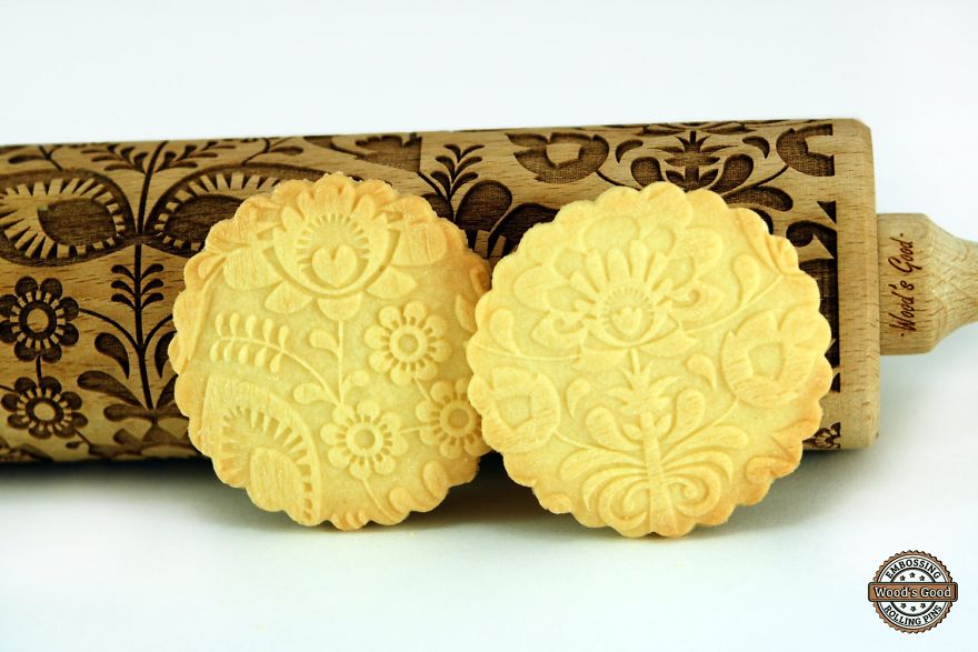 Engraved And Embossed Rolling Pins With Any Pattern Engraved And Embossed Rolling Pins With Any Pattern