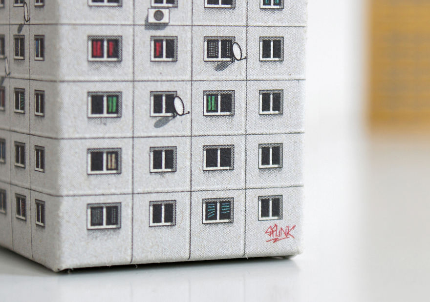 Blokoshka: Modernist Architectural Matryoshka That You Can Fold Out Of Paper Blokoshka: Modernist Architectural Matryoshka That You Can Fold Out Of Paper