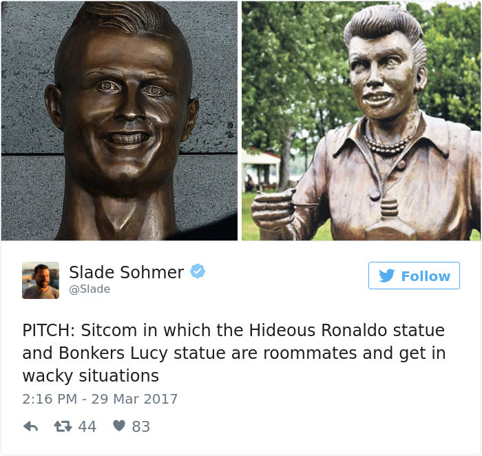 112 Of The Funniest Reactions To Cristiano Ronaldo’s New Statue (Add Yours) 112 Of The Funniest Reactions To Cristiano Ronaldo’s New Statue (Add Yours)