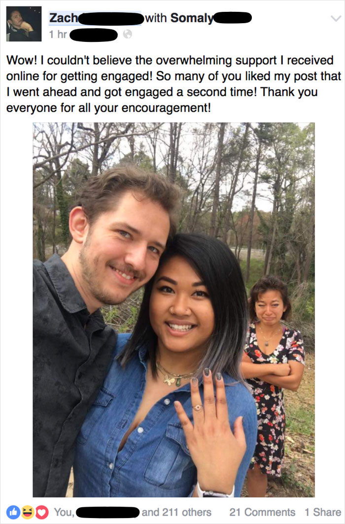 Guy Posts ‘Engagement Pics’, Proves That People Will Believe Anything They See On Facebook Guy Posts ‘Engagement Pics’, Proves That People Will Believe Anything They See On Facebook