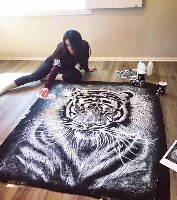 I Drew A Tiger With Table Salt