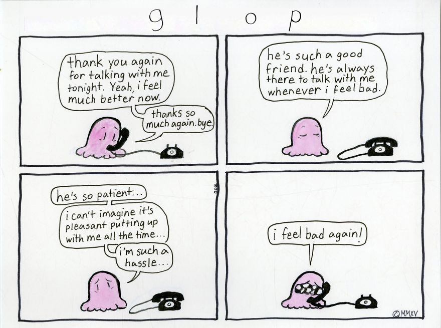 I Created A Comic Strip To Turn My Depressive Pain Into Laughs