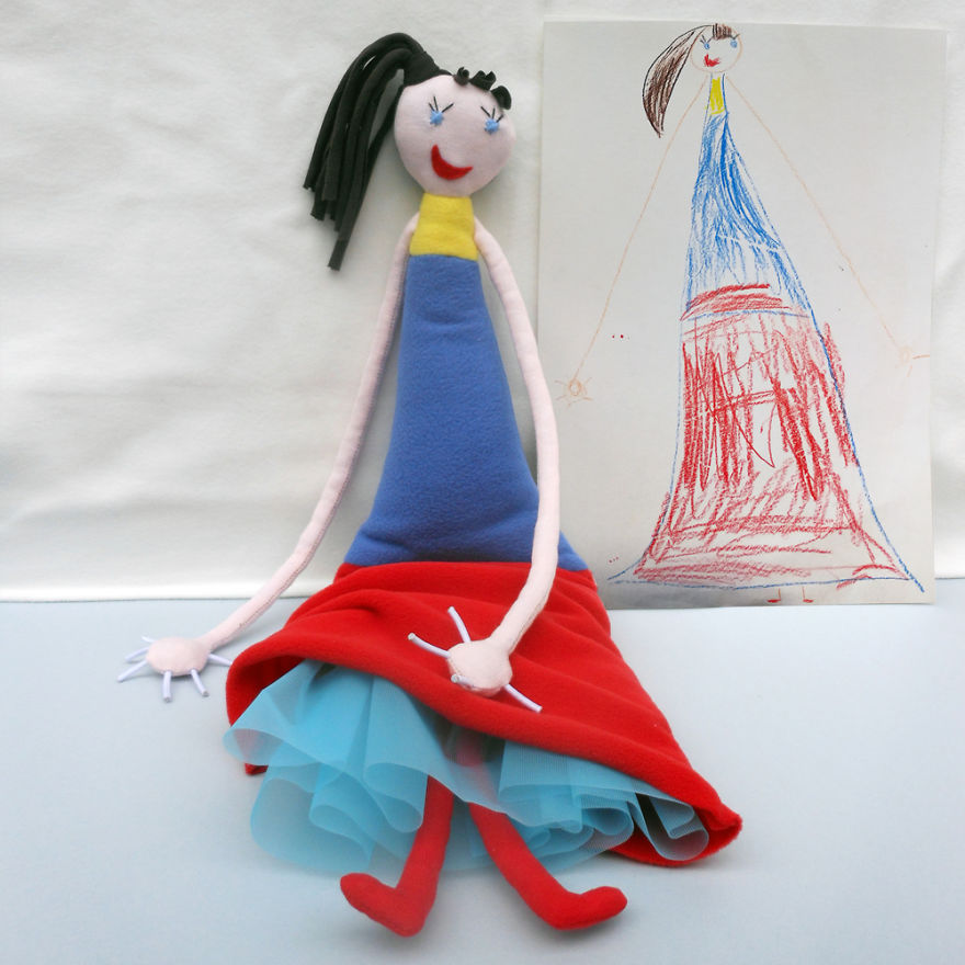 I Turn The Drawings Of Little Artists Into Reality