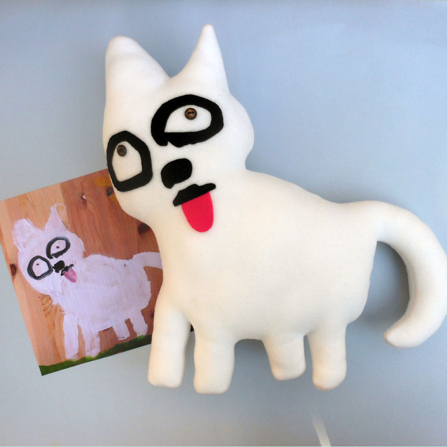 I Turn The Drawings Of Little Artists Into Reality