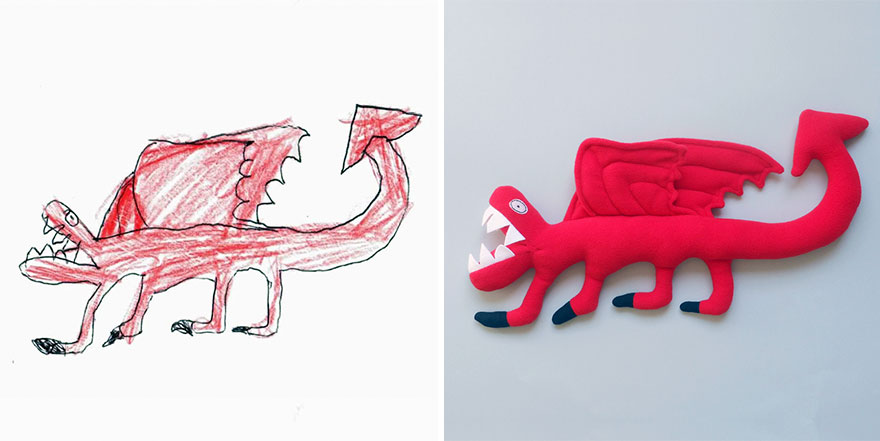 I Turn The Drawings Of Little Artists Into Reality