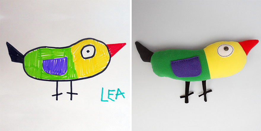 I Turn The Drawings Of Little Artists Into Reality