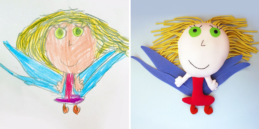 I Turn The Drawings Of Little Artists Into Reality