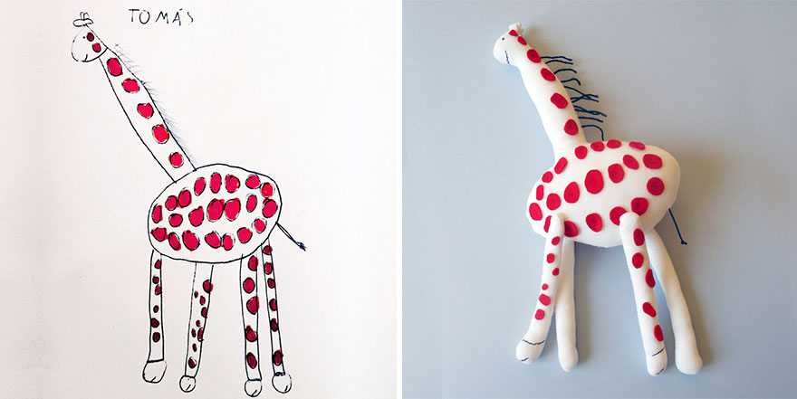 I Turn The Drawings Of Little Artists Into Reality