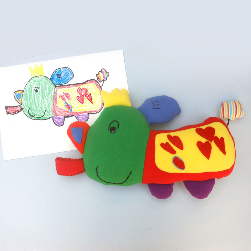 I Turn The Drawings Of Little Artists Into Reality