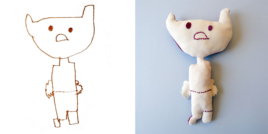 I Turn The Drawings Of Little Artists Into Reality