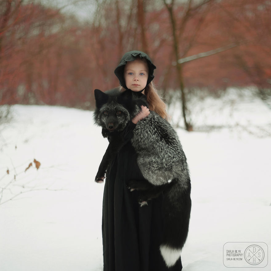I Portrayed A Little Girl With A Black Fox I Portrayed A Little Girl With A Black Fox