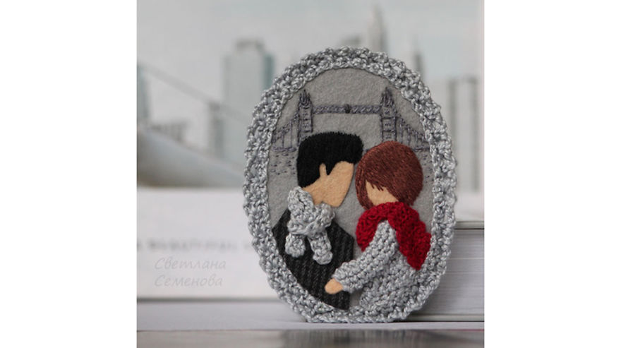 Light Of Sweet Windows: Comfy Brooches By Svetlana Semenova Light Of Sweet Windows: Comfy Brooches By Svetlana Semenova