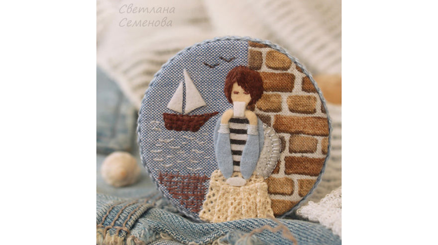 Light Of Sweet Windows: Comfy Brooches By Svetlana Semenova Light Of Sweet Windows: Comfy Brooches By Svetlana Semenova