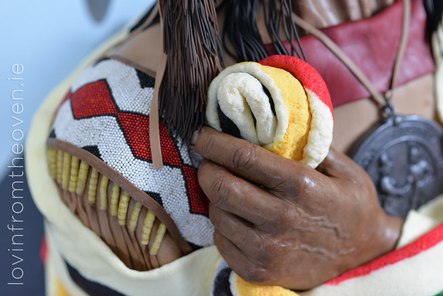 It Took Me Over 3 Weeks To Make This Chief Crowfoot Cake