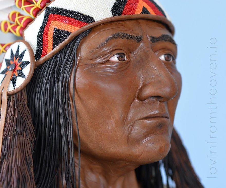 It Took Me Over 3 Weeks To Make This Chief Crowfoot Cake