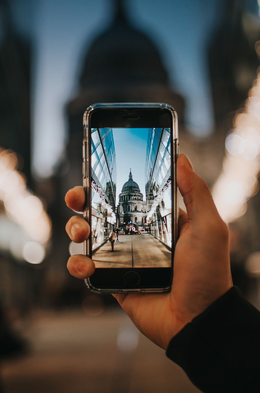 I Capture Places Through My Iphone