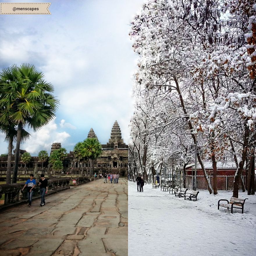 I Find Myself On The Roads &#8211; Turkish Traveller Great Collage Works