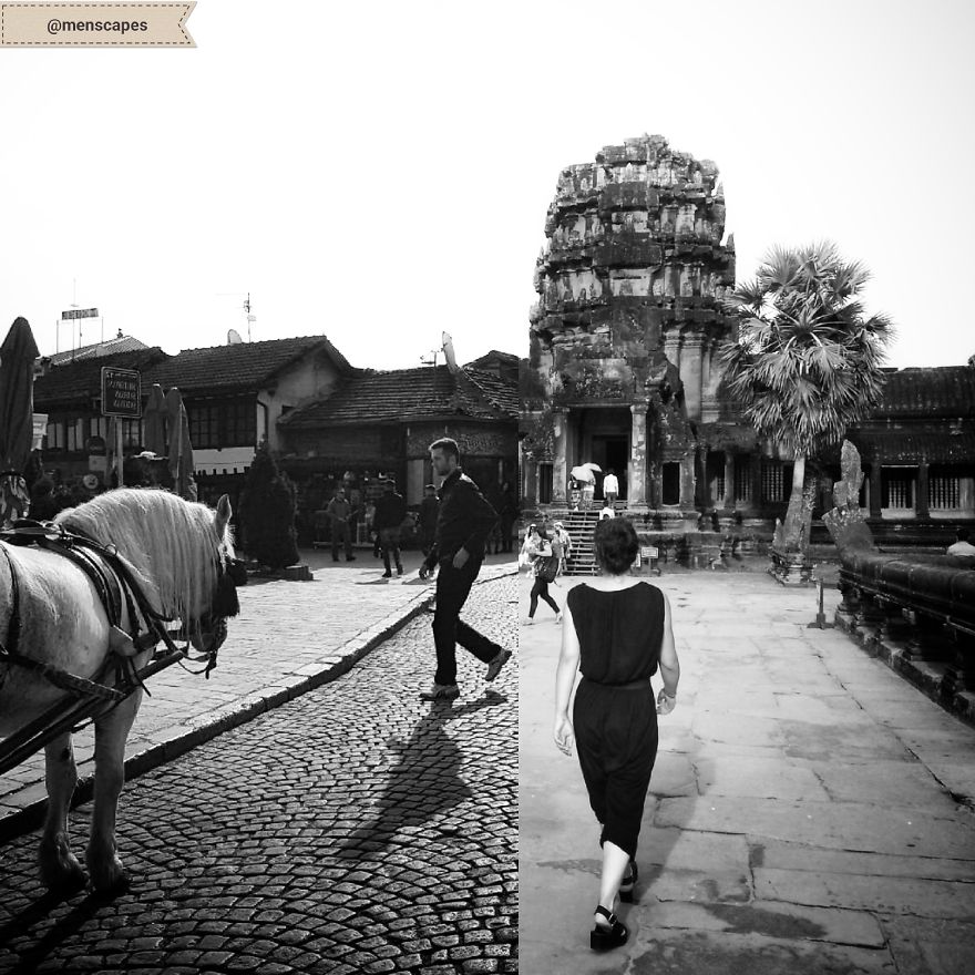 I Find Myself On The Roads &#8211; Turkish Traveller Great Collage Works