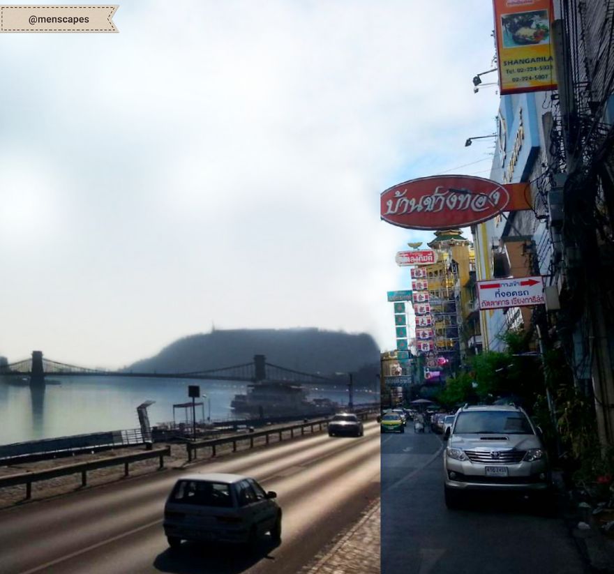 I Find Myself On The Roads &#8211; Turkish Traveller Great Collage Works