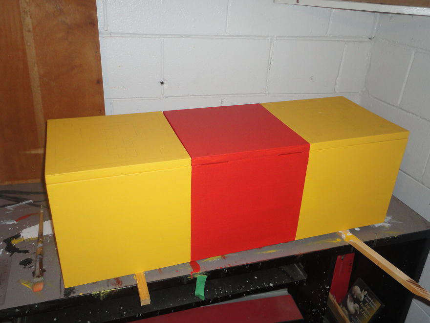 I Made This Mario-Themed Cabinet For My Friend I Made This Mario-Themed Cabinet For My Friend