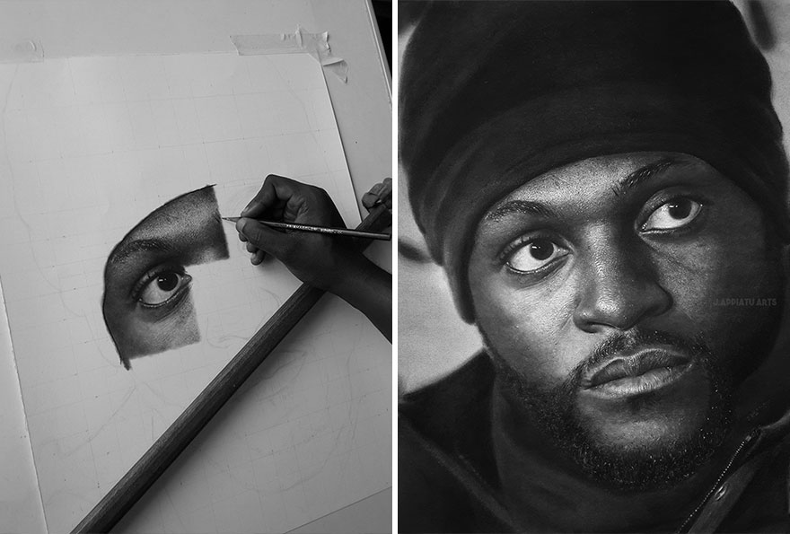 I Create Photo-Realistic Portraits Using Charcoal And Graphite I Create Photo-Realistic Portraits Using Charcoal And Graphite