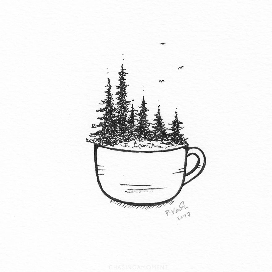 I Create Illustrations Inspired By Coffee And Nature I Create Illustrations Inspired By Coffee And Nature