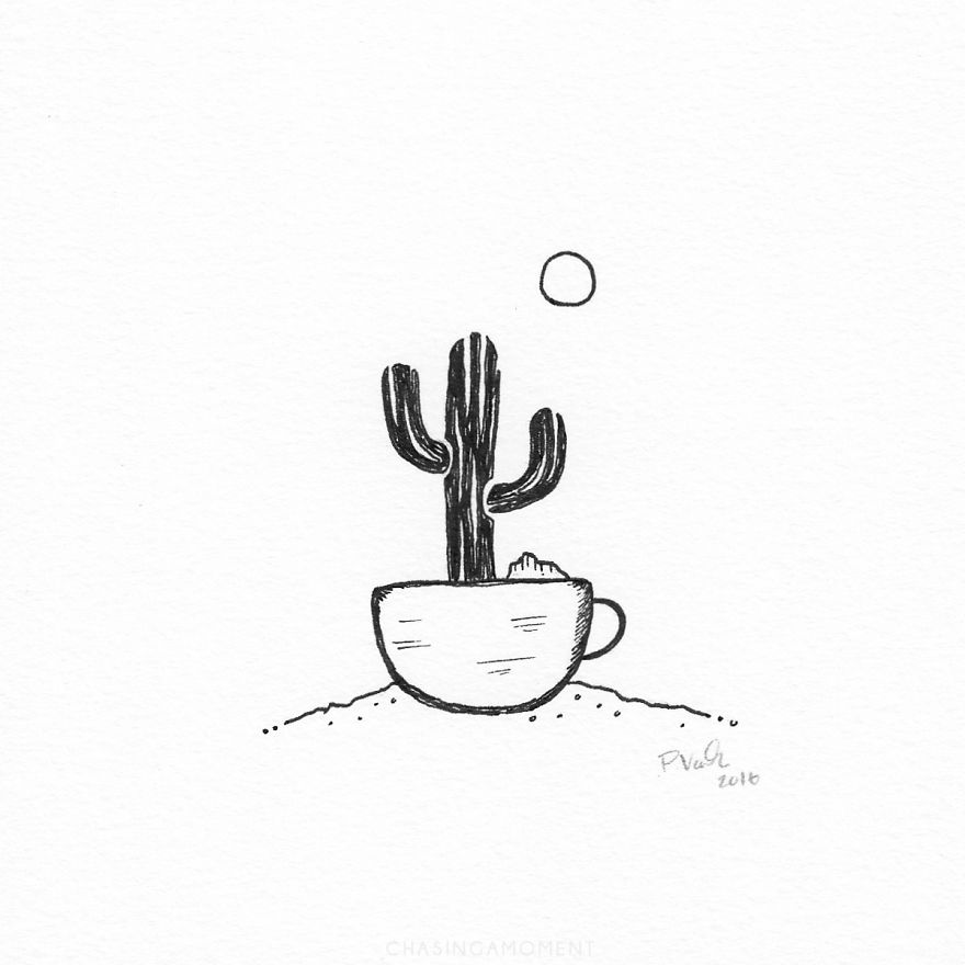 I Create Illustrations Inspired By Coffee And Nature