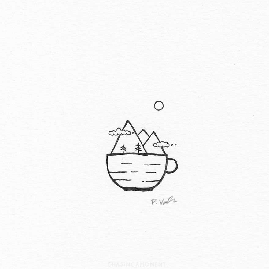I Create Illustrations Inspired By Coffee And Nature