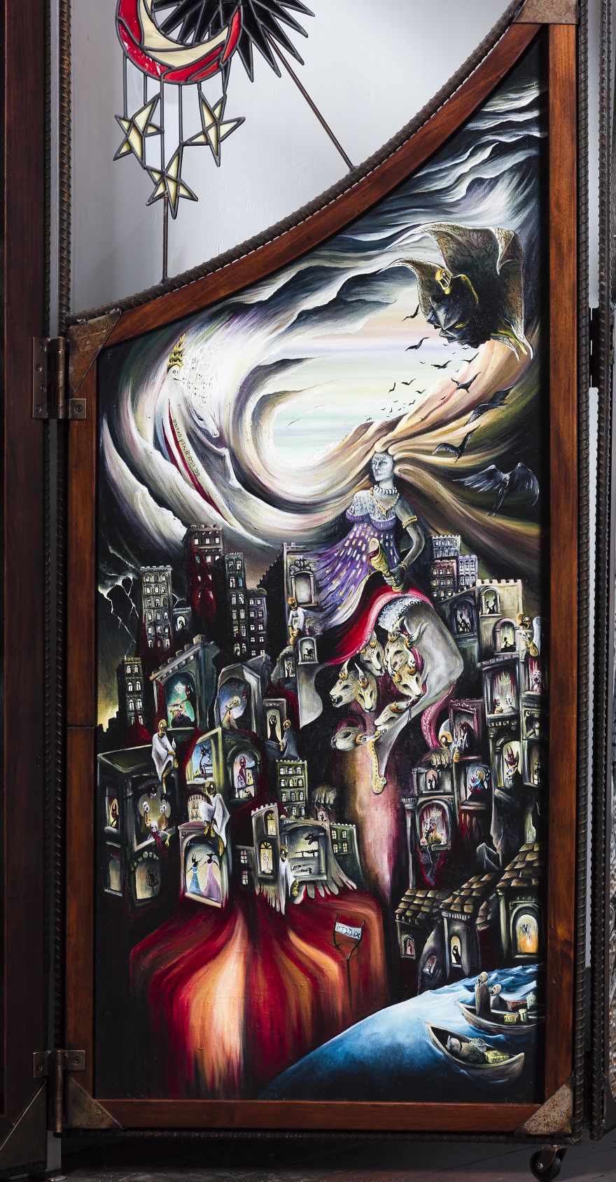 It Took Me 18 Months To Create This Impressive 2&#215;3 Meter Sculpture Of The Book Of Revelations