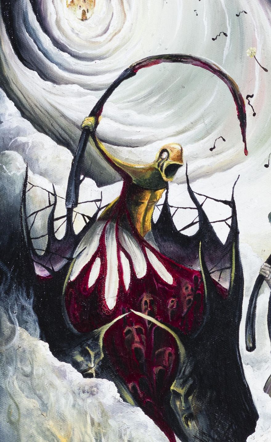 It Took Me 18 Months To Create This Impressive 2&#215;3 Meter Sculpture Of The Book Of Revelations