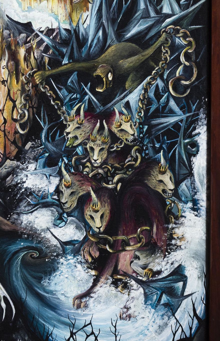 It Took Me 18 Months To Create This Impressive 2&#215;3 Meter Sculpture Of The Book Of Revelations