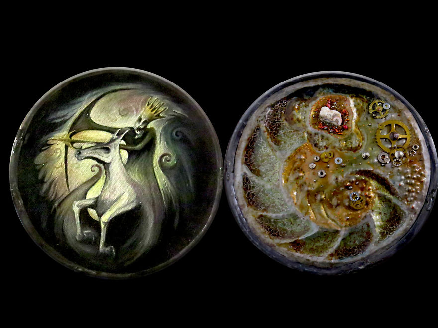 It Took Me 18 Months To Create This Impressive 2&#215;3 Meter Sculpture Of The Book Of Revelations