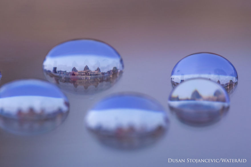 I Captured People Inside Tiny Water Droplets To Mark World Water Day I Captured People Inside Tiny Water Droplets To Mark World Water Day