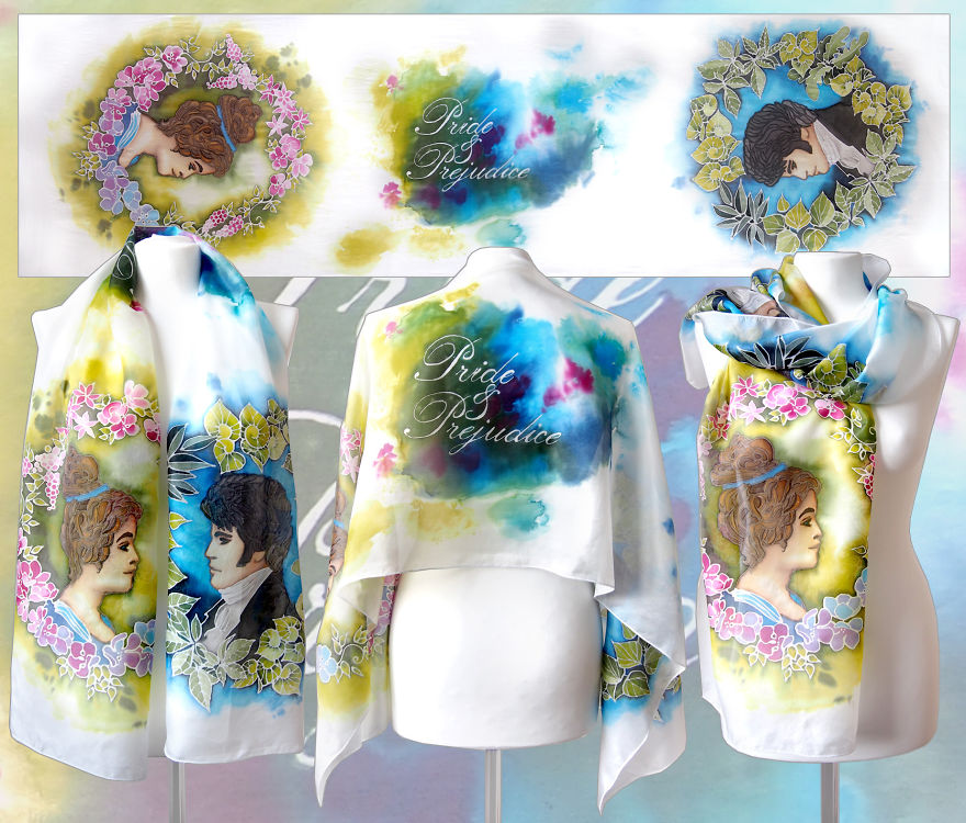 I Paint On Silk To Create Wearable Piece Of Art I Paint On Silk To Create Wearable Piece Of Art