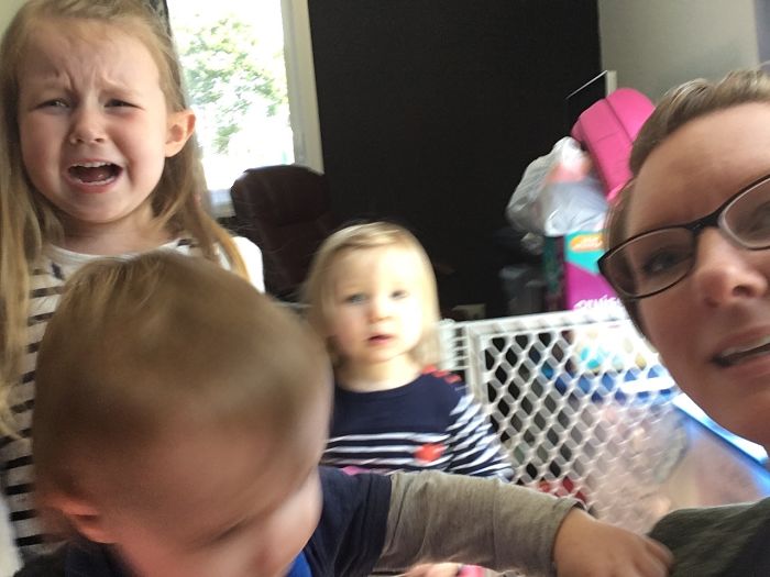 People Ask Me How It Is To Have 3 Little Kids. My Pictures Sum It Up Pretty Well People Ask Me How It Is To Have 3 Little Kids. My Pictures Sum It Up Pretty Well