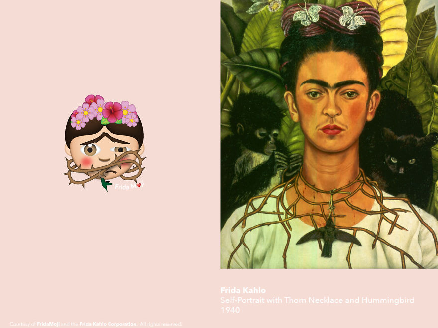 I Turned My Emoji Keyboard Into A Frida Kahlo Art Gallery I Turned My Emoji Keyboard Into A Frida Kahlo Art Gallery