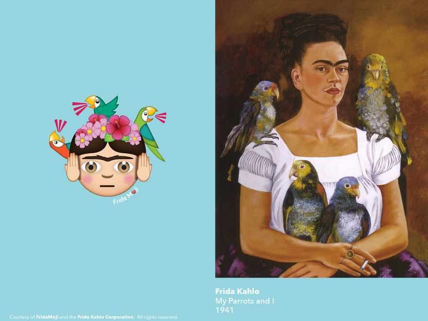I Turned My Emoji Keyboard Into A Frida Kahlo Art Gallery I Turned My Emoji Keyboard Into A Frida Kahlo Art Gallery